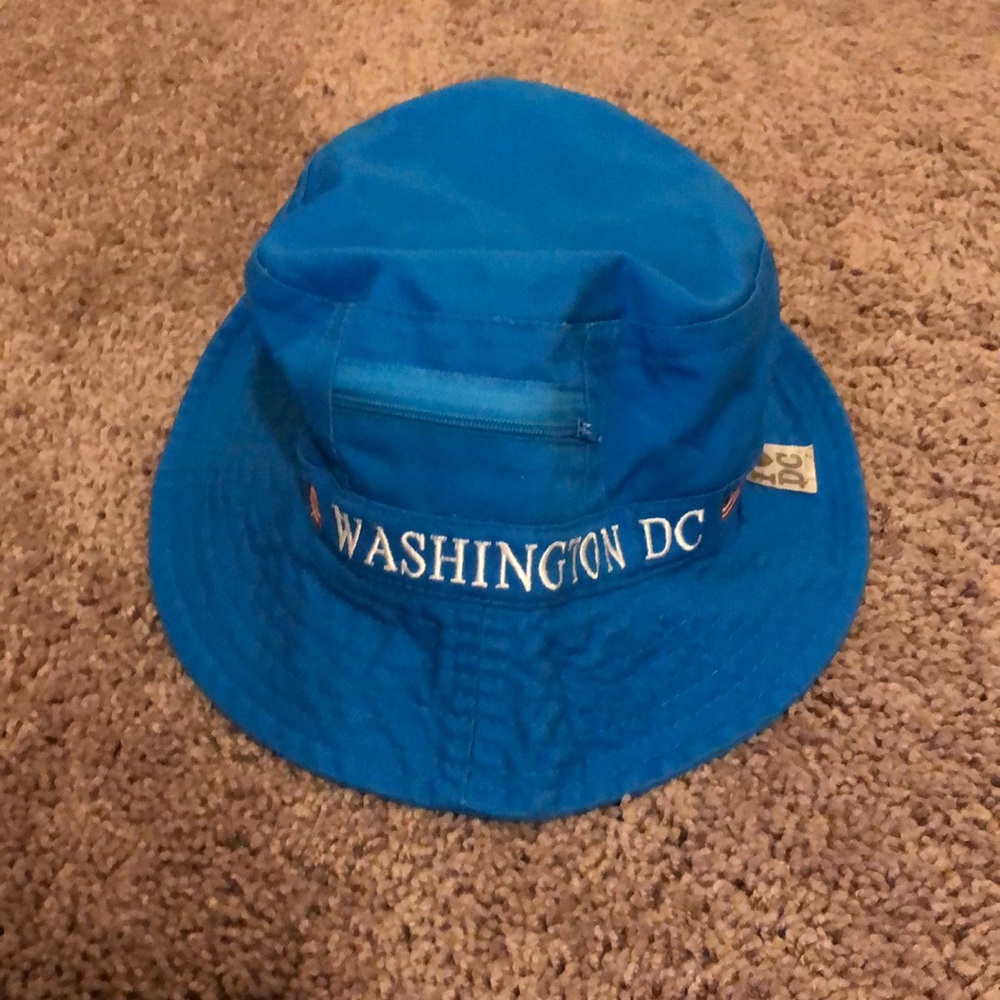 Blue Washington DC Bucket Hat